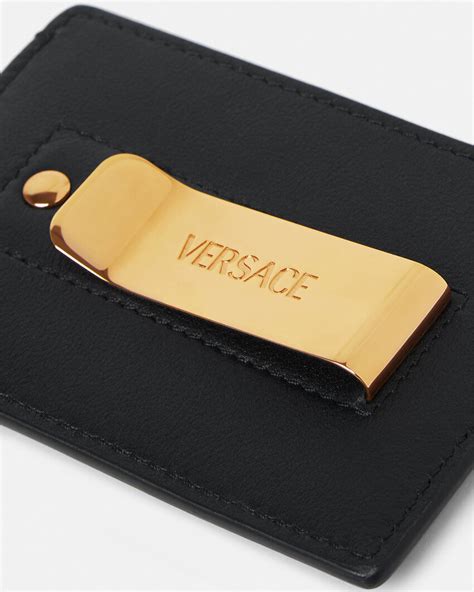 microcip portafoglio versace|versace card holder.